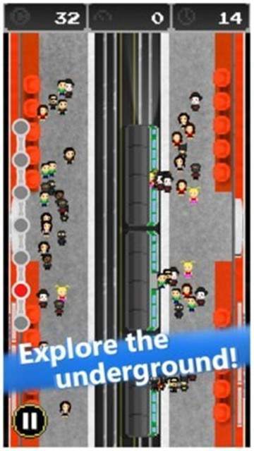 地铁隐身管理员像素风游戏(3)