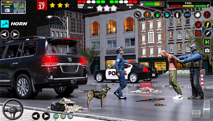 警车追逐游戏3D模拟(1)