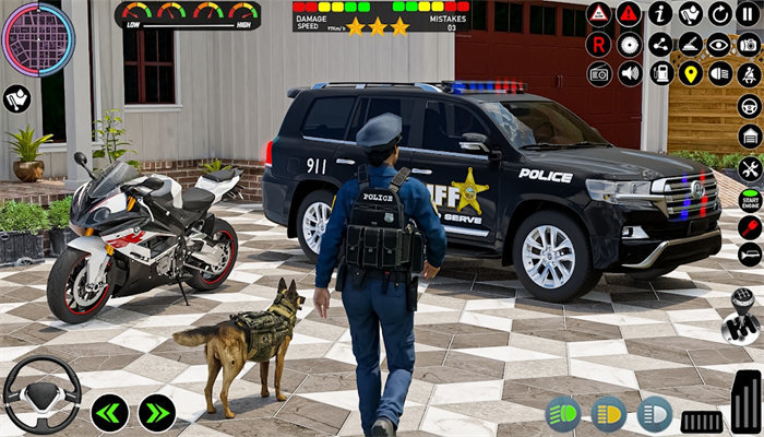警车追逐游戏3D模拟(2)
